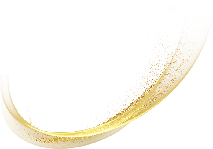 Gold Abstract Wave Line